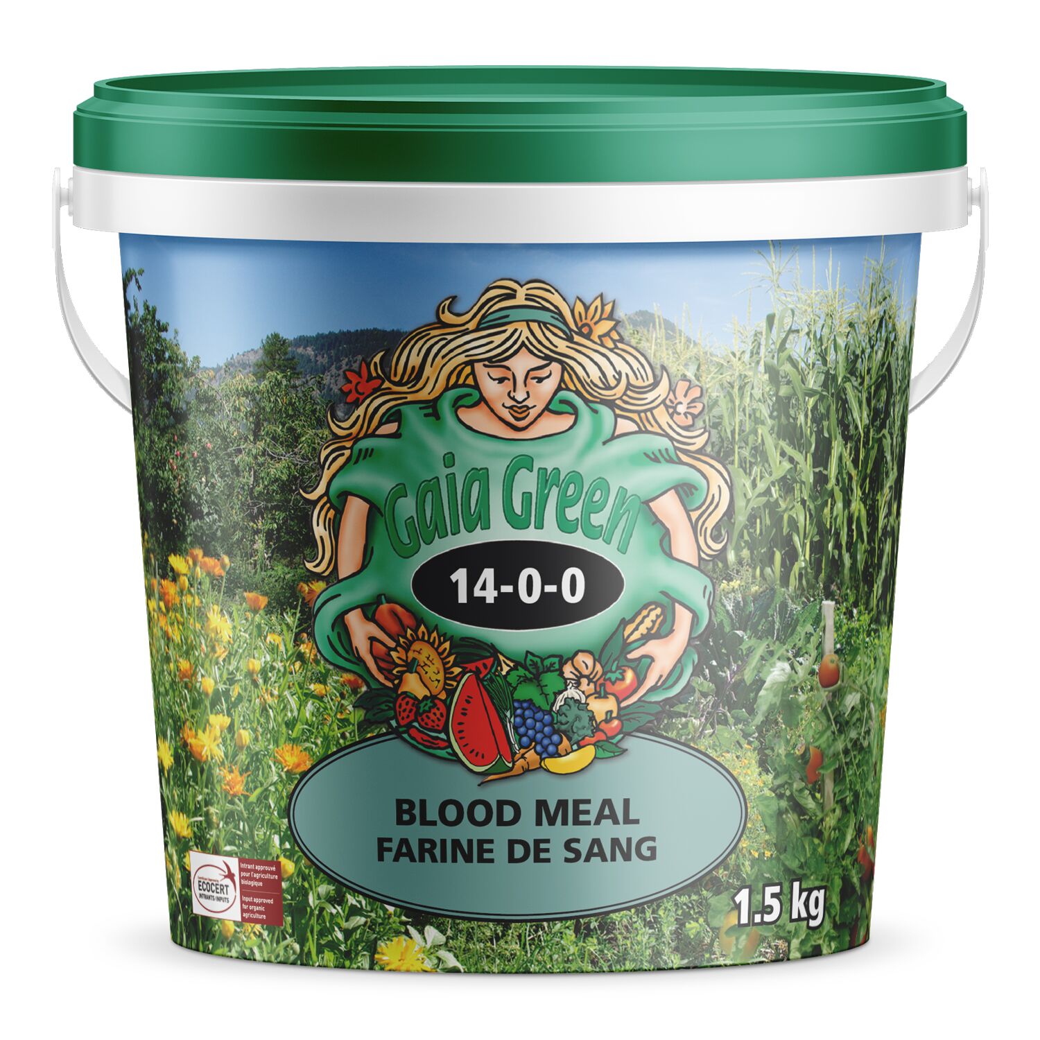 GAIA GREEN BLOOD MEAL 14-0-0 1.5KG